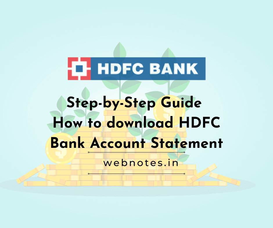 This image links to the online step-by-step guide on how to download your HDFC Bank account statement online